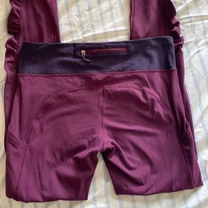 Regular rise dark purple full Lululemon pants